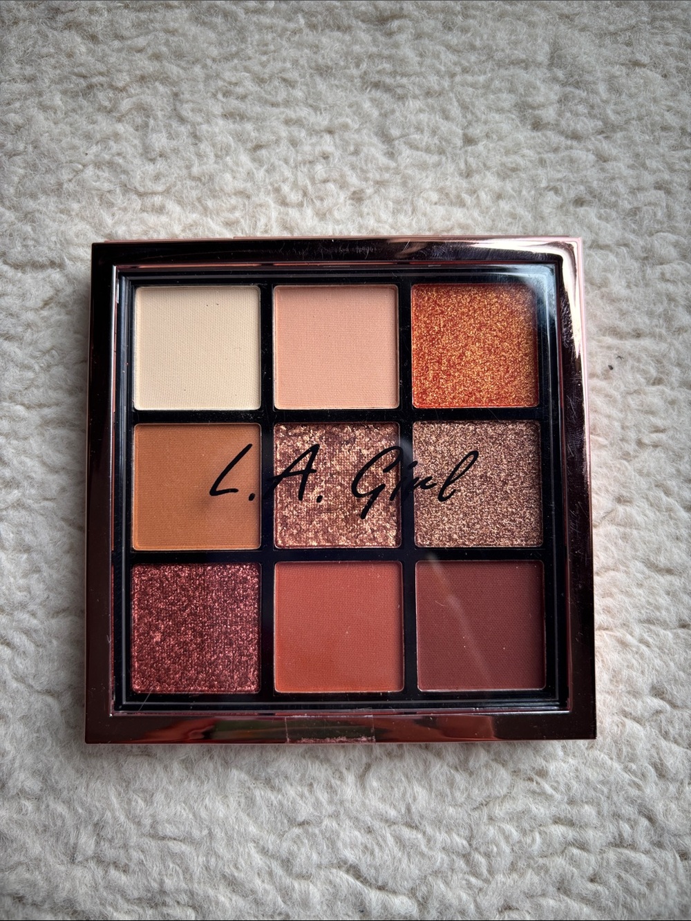 LA Girl, Warm Neutrals 9-Shade Eyeshadow Palette, NWT